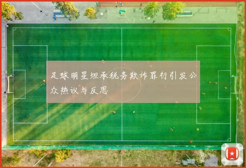 足球明星坦承税务欺诈罪行引发公众热议与反思